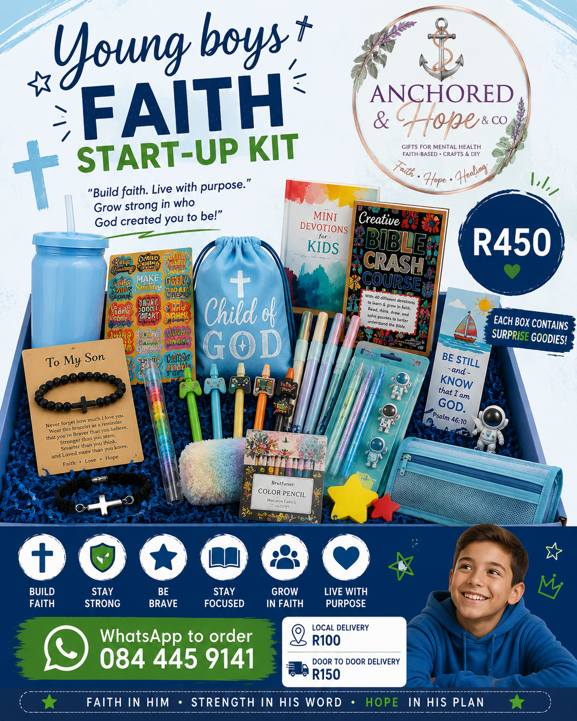 Young Boys Faith Start-Up Kit gift box
